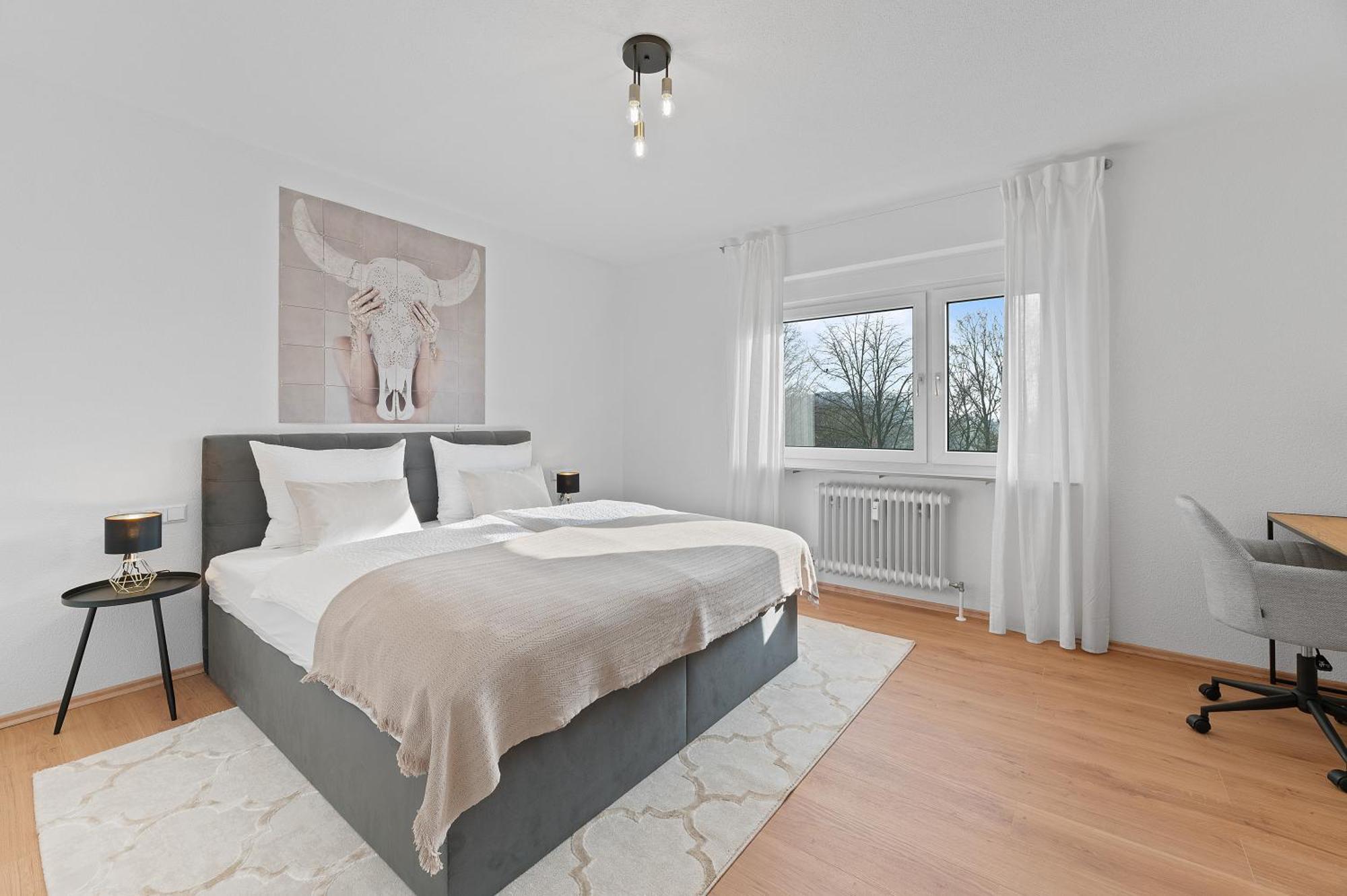 Roomfall Am Kurpark Mit Blick Ins Gruene-Parkplatz-Waschmaschine-Kueche-Wifi バート・ラッペナウ エクステリア 写真