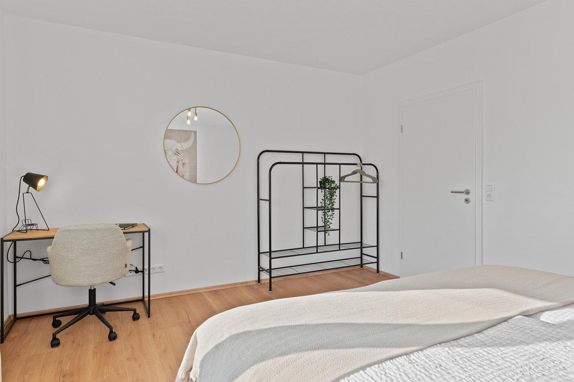 Roomfall Am Kurpark Mit Blick Ins Gruene-Parkplatz-Waschmaschine-Kueche-Wifi バート・ラッペナウ エクステリア 写真